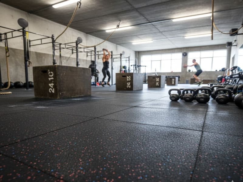 Virgin rubber surface texture vs recycled rubber